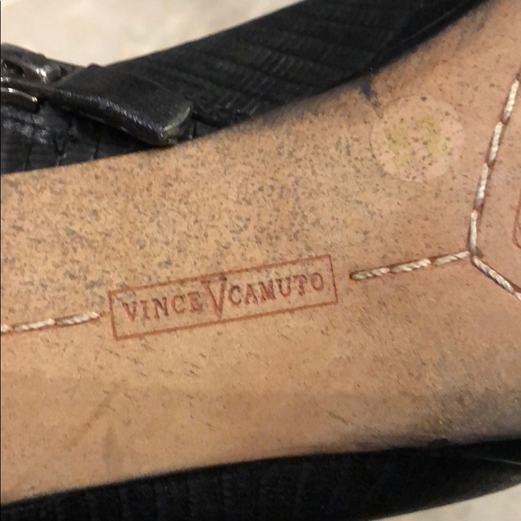 Vince Camuto leather and suede platform booties - Picture 7 of 11